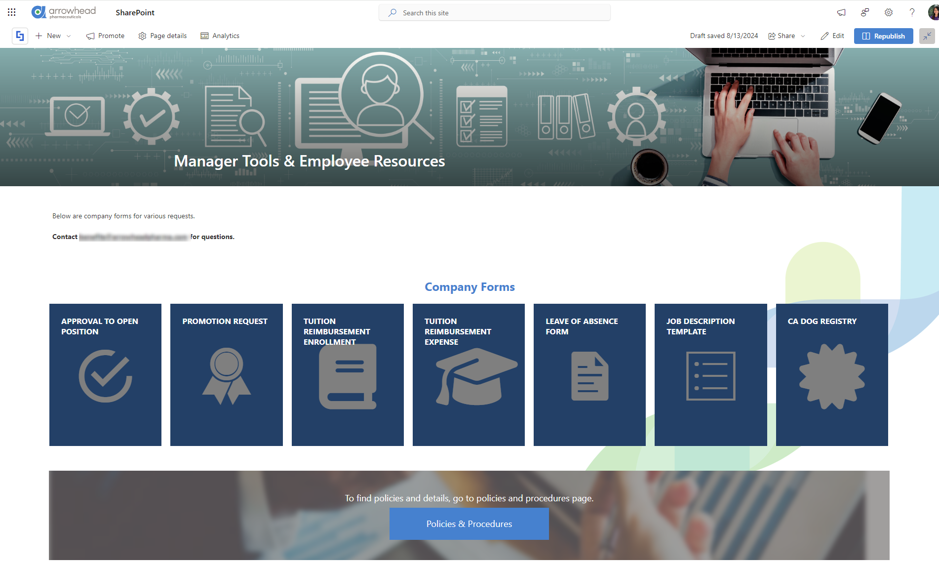 Manager Tools and Resources Page